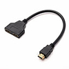 1080P 1 HDMI Male to 2 HDMI Female 1 in 2 Out Y Splitter Cable Adapter Converter