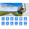 1080P 4G External SIM Card Security Camera Solar Panel Power Metal Shell Rechargeable Battery Outdoor Surveillance IP Camera miniinthebox