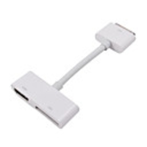 1080P Apple 30pin Male to HDMI Apple 30pin Female Adapter Cable for iPad / iPad 2 / iPhone 4 / 4S / iTouch