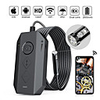 1080P Dual-Lens Endoscope Wireless Endoscope with 8 LED Lights Inspection Camera Zoomable Snake Camera For Android iOS Tablet 5M