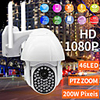 1080P HD IP CCTV era Surveillance IP67 Waterproof Outdoor Camera Wi-Fi PTZ 2MP 46LED H.264 Security IR Camera