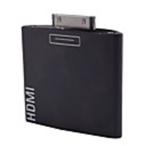 1080P HDMI Adapter for Apple iPad / iPad 2 / iPhone 4 / iPhone 4S - Black