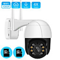 1080P PTZ Wifi IP Camera 4X Digital Zoom AI Human Detect Wireless Camera Outdoor H.265 P2P ONVIF Audio 3MP Security CCTV Camera