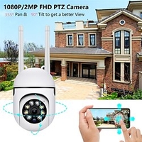 1080P Wifi Surveillance Camera 200W Full Color HD Video Security Protection Panoramic Monitoring Wireless IP Camera miniinthebox
