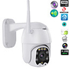 1080p WIFI Wireless Outdoor PTZ CMOS IP Camera H.265X Speed Dome CCTV IP66 Waterproof Two-Way Audio Night Vision Remote Access Security Cameras WIFI Exterior 2MP IR Home Surveilance