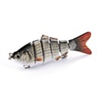 10Cm 20G Lifelike 6 Jointed Sections Swimbait Fishing Lure Crankbait Hard Bait Fish Hook Fishing Tackle