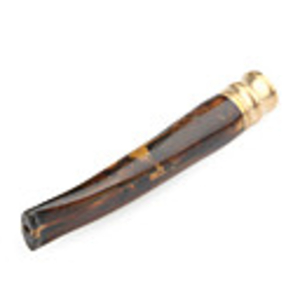 10cm Bright Colored Sea Coral / Chi Liu Healthy Cigarette Pipe with Unique Pattern