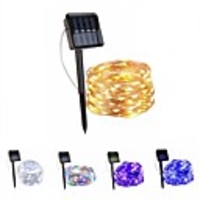 10M 100LEDs LED Solar Light Outdoor Waterproof Fairy Garland String Lights Christmas Party Garden Solar Lamp Decoration