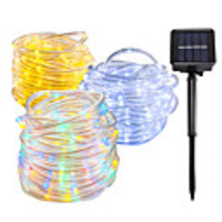 10M 100LEDs Solar Led Sting Light Outdoor Garden Tube Lights led Strip Christmas Fairy Light for Party Wedding Tree Yard Decoration lampy