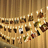 10M 80Leds Photo Clip Holder LED String lights Battery Powered Christmas New Year Party Wedding Ramadan Decoration Fairy lights