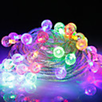 10m Flexible LED Light Strips String Lights 100 LEDs 1pc Warm White Cold White Creative Decorative Christmas Wedding Decoration 220 V