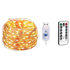 10M Light Sets Christmas String Lights 100 LEDs 13Keys Remote Dual Control Waterproof Christmas Party Bedroom Holiday Wedding Decoration 5V USB Powered