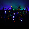 10M Multi Color 100 Fog LED String Light 8 Sparking Modes (220V)