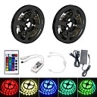 10M Smart LED Light Strips RGB Tiktok Lights TV Background Light WIFI SMD 5050 10mm 24Keys 300LED IP65 Waterproof DC5V With 5A EU