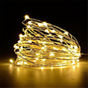 10m String Lights 100 LEDs Warm White White Red Creative Party Wedding USB Powered