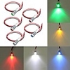 10mm LED Metal Warning Light 12V Dash Panel Indicator Bulb Lamp for Car Boat Marine
