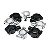 10MM Universal Aluminum Motorcycle Handlebar Mirror Adaptor Holder Mount Brackets Clamp