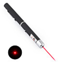 10mW 650nm Mid-open Red Laser Pointer Pen 2AAA(battery included)