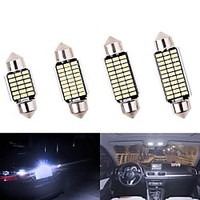10PC C5W Led C10W Festoon Light Interior Light 31mm 36mm 39mm 41mm Car LED 4014 SMD 24/30/36/39Leds Doom Lamp Reading Light 12V miniinthebox