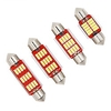 10PC C5W LED Canbus Festoon 31mm 36mm 39mm 41mm car Bulb Interior Reading Light License Plate Lamp White 5000K free error 12v miniinthebox