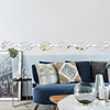10Pcs / Set Cross Border Popular Acrylic Mirror Wall Sticker Wholesale Waist Line Skirting Line Ceiling Background Wall Border Decoration Bedroom Sofa Background