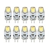10pcs 1 W LED Bi-pin Lights 100 lm G4 T 1 LED Beads COB Dimmable Warm White Cold White 12 V / 10 pcs / RoHS