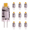 10pcs 1 W LED Bi-pin Lights 160 lm G4 T 1 LED Beads COB Warm White White 12 V / RoHS miniinthebox