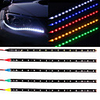 10pcs 12V 30cm 15LED 3528 SMD Waterproof Car Auto Flexible Strip Lights For Car Auto Bike Motorcycle Truck Decoration Lighting