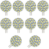 10pcs 2 W LED Bi-pin Lights 200 lm G4 21 LED Beads SMD 2835 Warm White White 12-24 V miniinthebox