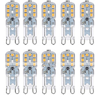 10pcs 2 W LED Corn Lights LED Bi-pin Lights 350 lm G9 T 14 LED Beads SMD 2835 Dimmable Decorative Lovely Warm White Cold White 220-240 V