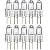 10pcs 20W Halogen Bi-pin Lights 20pcs 120 lm G4 1 Halogen Bead Warm White 12V for Accent Lights Under Cabinet Puck Light Chandeliers miniinthebox