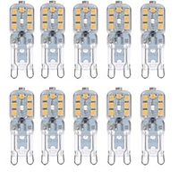 10pcs 2.5 W LED Bi-pin Lights 250-350 lm G9 T 14 LED Beads SMD 2835 Decorative Warm White Cold White Natural White 220-240 V 110-130 V / 10 pcs / RoHS miniinthebox