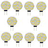10pcs 3 W LED Bi-pin Lights 300 lm G4 T 12 LED Beads SMD 5730 Warm White White 12 V miniinthebox