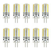 10pcs 3 W LED Bi-pin Lights 300 lm G4 T 48 LED Beads SMD 3014 Warm White White 220-240 V 12 V