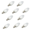 10pcs 3 W LED Candle Lights 200 lm E14 C35 8 LED Beads SMD 2835 Christmas Wedding Decoration Warm White Cold White 220-240 V / 10 pcs / RoHS