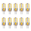 10pcs 3 W LED Corn Lights LED Bi-pin Lights 300 lm G4 T 48 LED Beads SMD 4014 Warm White White 12 V