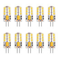 10pcs 3 W LED Corn Lights LED Bi-pin Lights 300 lm G4 T 48 LED Beads SMD 4014 Warm White White 12 V