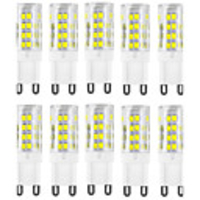 10pcs 4 W LED Bi-pin Lights 400-500 lm G9 T 51 LED Beads SMD 2835 Waterproof Decorative Warm White Cold White 220-240 V / 10 pcs / RoHS