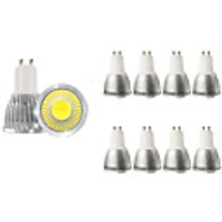 10pcs 5 W LED Spotlight 450 lm GU10 1 LED Beads COB Decorative Warm White Cold White 85-265 V