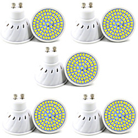 10pcs 6pcs 5 W LED Spotlight 400 lm GU10 GU5.3 80 LED Beads SMD 2835 Decorative Christmas Wedding Decoration Warm White Cold White 220-240 V miniinthebox