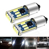 10pcs Car Led BA9S CANBUS T4W H6W LED 4014 15LED Side Wedge Light Interior Signal Lamp ars Roof lights Mirror Plaste lights 12V miniinthebox