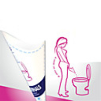 10pcs Disposable Paper Urinal Woman Urination Device Stand Up Pee for Camping Travel Portable Female Outdoor Toilet Tool