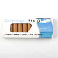 10PCS Electronic Cigarette Refills Set- 555 Taste White
