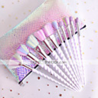 10pcs Fantasy Unicorn Makeup Brush Set Girl Heart Student Cheap Makeup Brush Set Super Soft Beauty Tool