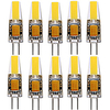 10pcs G4 1505 4W 300-400lm LED Bi-pin Lights Warm White Cold White 360 Beam Angle Lights Spotlight AC/DC12V miniinthebox