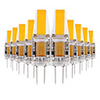 10PCS G4 3W COB 200-300lm LED Bi-pin Lights Warm White Cool White Natural White Led Corn Bulb Chandelier Lamp 12V 12-24V