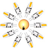 10PCS G4 LED Bulb 3W Equivalent to G4 Halogen Bulb 30W Mini G4 LED Light Bulb Warm whit 3000K Daylight White 6000K G4 Base DC 12V