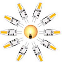10PCS G4 LED Bulb 3W Equivalent to G4 Halogen Bulb 30W Mini G4 LED Light Bulb Warm whit 3000K Daylight White 6000K G4 Base DC 12V