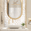 10PCS Light Luxury Tile Sticker House Renovation DIY Self-adhesive PVC Wallpaper Kitchen Waterproof and Oilproof Wall Sticker