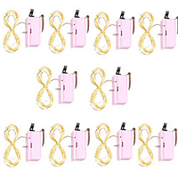 10pcs Light Up Gift Box Decor Copper Wire LED String lights 1m Holiday Surprise Present Box lighting Garland For Christmas Wedding Decor miniinthebox